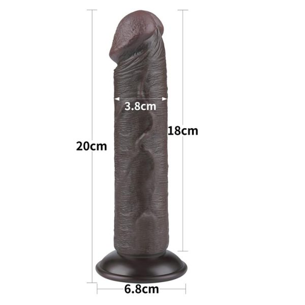 Dildo Dual Layer Piel Delizante 8 - imagen 8