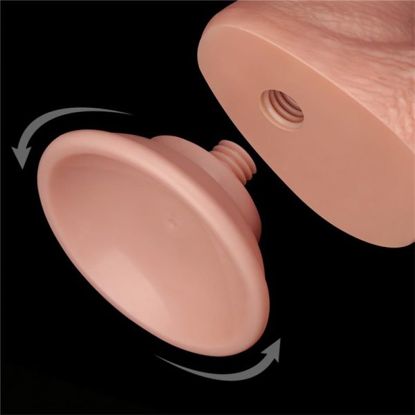 Dildo Dual Layer Piel Deslizante 7.5 - imagen 4