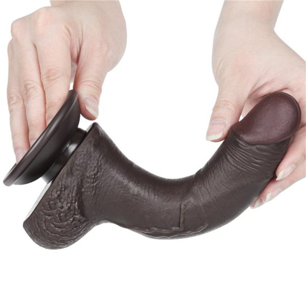 Dildo Dual Layer Piel Deslizante 7.5 - imagen 5