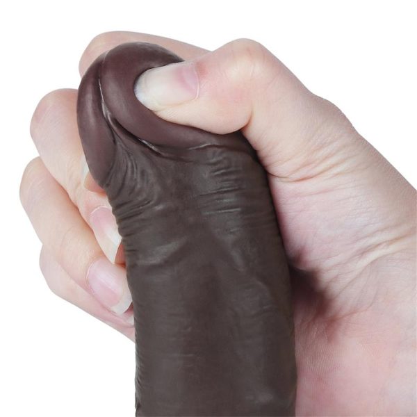 Dildo Dual Layer Piel Deslizante 7.5 - imagen 6