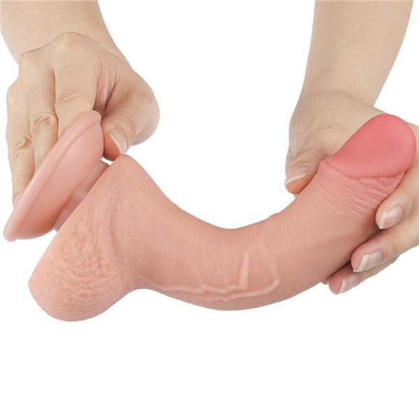 Dildo Dual Layer Piel Deslizante 7.5 - imagen 11