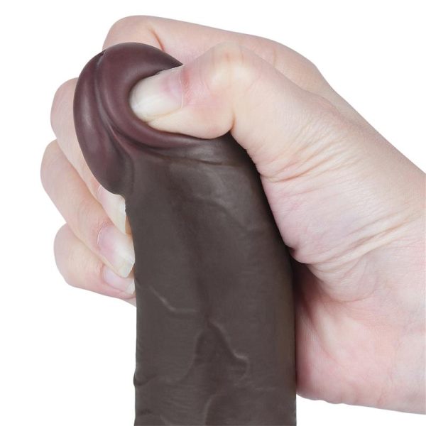 Dildo Dual Layer Piel Deslizante 7.5 - imagen 6