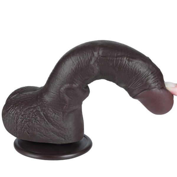 Dildo Dual Layer Piel Deslizante 7.5 - imagen 11
