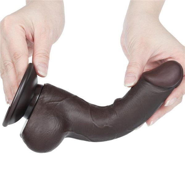 Dildo Dual Layer Piel Deslizante 7.5 - imagen 10