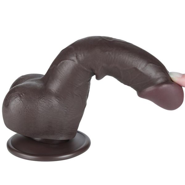 Dildo Dual Layer Piel Deslizante 7.5 - imagen 12