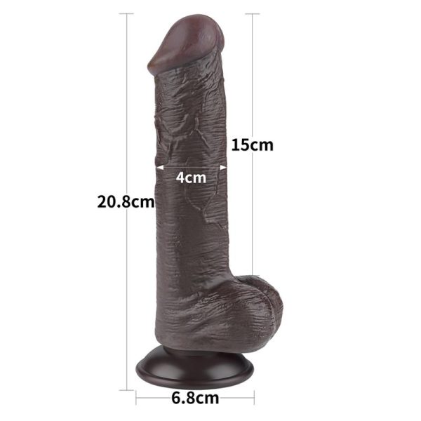 Dildo Dual Layer Piel Deslizante 8 - imagen 3
