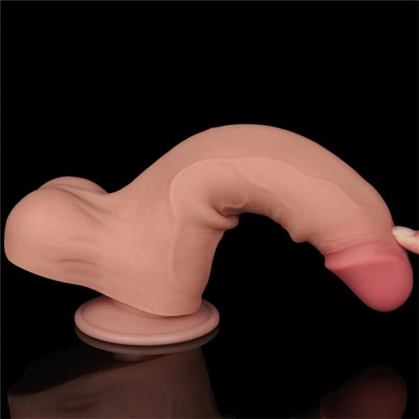 Dildo Dual Layer Piel Deslizante 8.5 - imagen 8