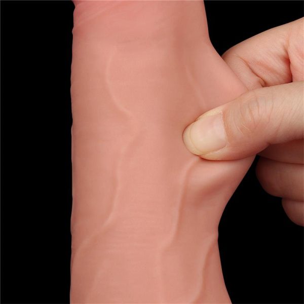 Dildo Dual Layer Piel Deslizante 8.5 - imagen 10