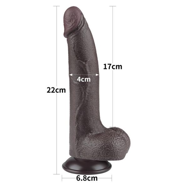 Dildo Dual Layer Piel Deslizante 8.5 - imagen 11