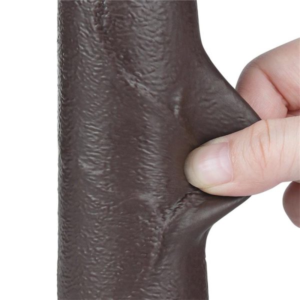 Dildo Dual Layer Piel Deslizante 8.5 - imagen 4