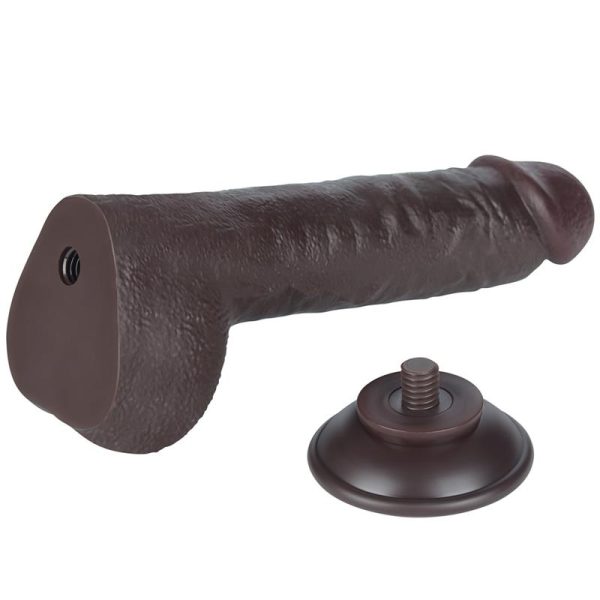 Dildo Dual Layer Piel Deslizante 9.5 - imagen 11