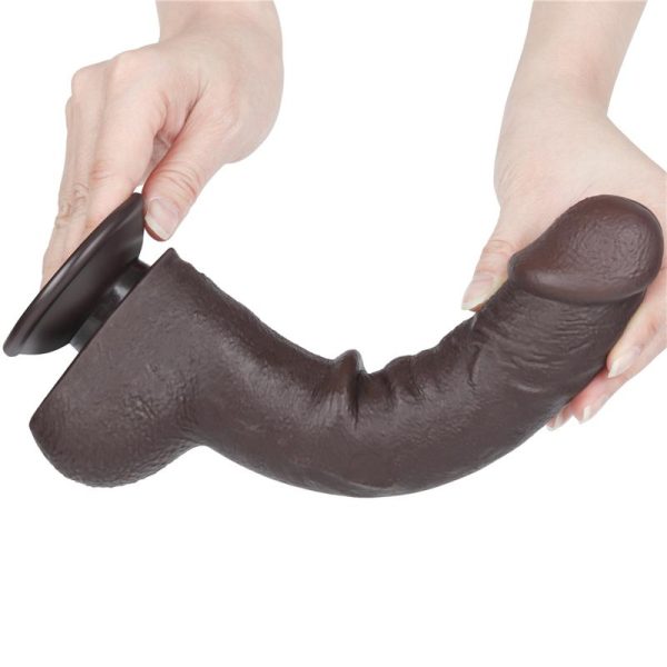 Dildo Dual Layer Piel Deslizante 9.5 - imagen 6