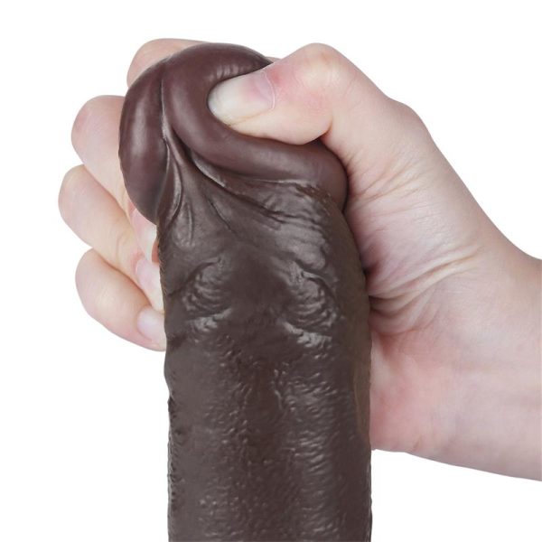 Dildo Dual Layer Piel Deslizante 9.5 - imagen 8