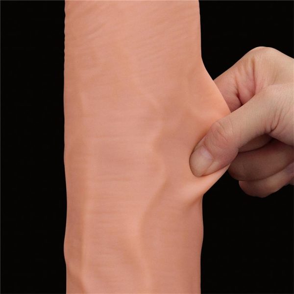Dildo Dual Layer Piel Retractil 14 - imagen 4