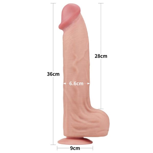 Dildo Dual Layer Piel Retractil 14 - imagen 9