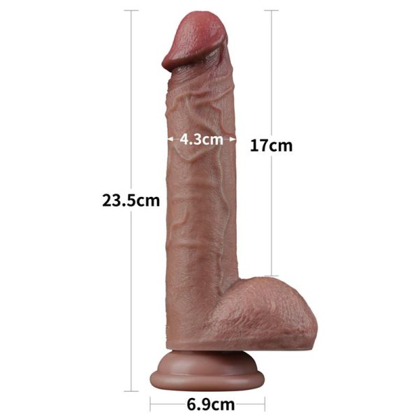 Dildo Dual Layer Silicona 9 - imagen 6