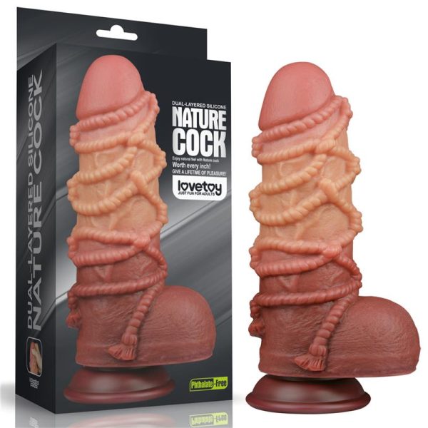 Dildo Dual Layer Tamaño King Nature 9.5 - imagen 4