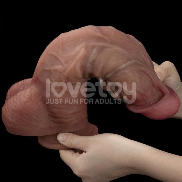 Dildo Dual Layered XXL 10.5 Negro - imagen 2