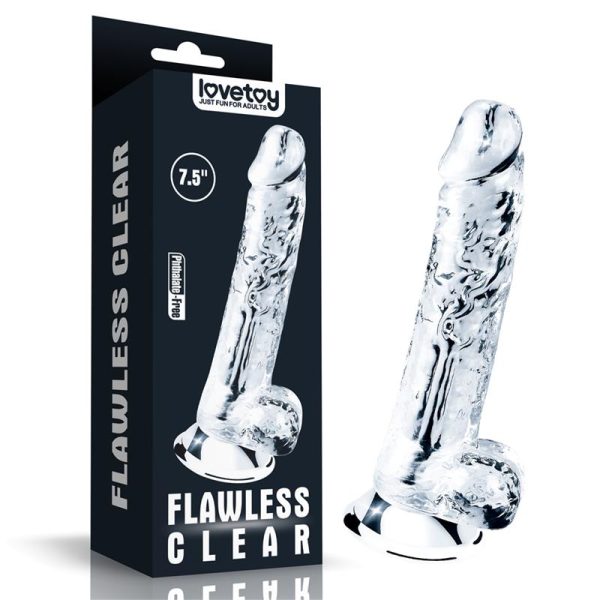 Dildo Flawless Clear 7.5 Transparente - imagen 2