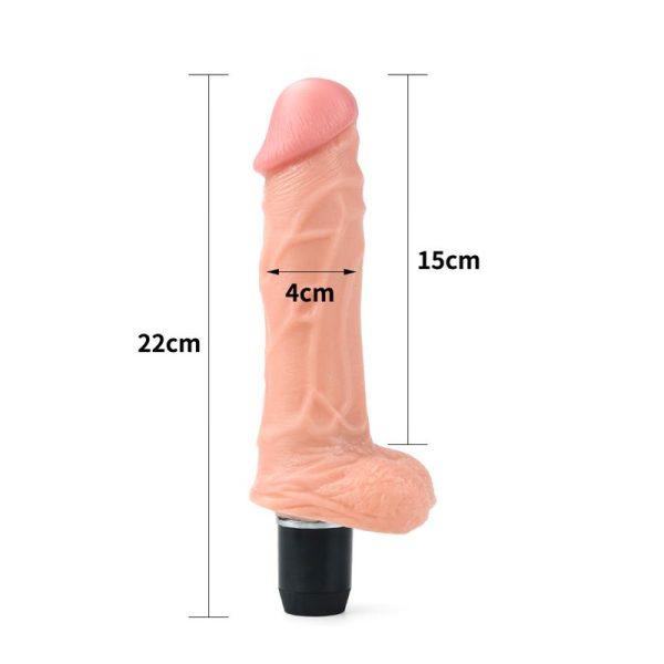 Dildo Flexi 9 con Vibración Natural - imagen 4
