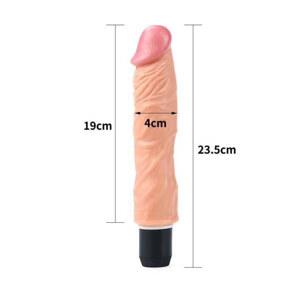 Dildo Flexi 9.5 con Vibración Natural - imagen 5