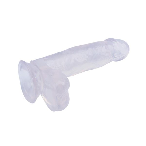 Dildo Hi-Rubber 7 Transparente - imagen 4