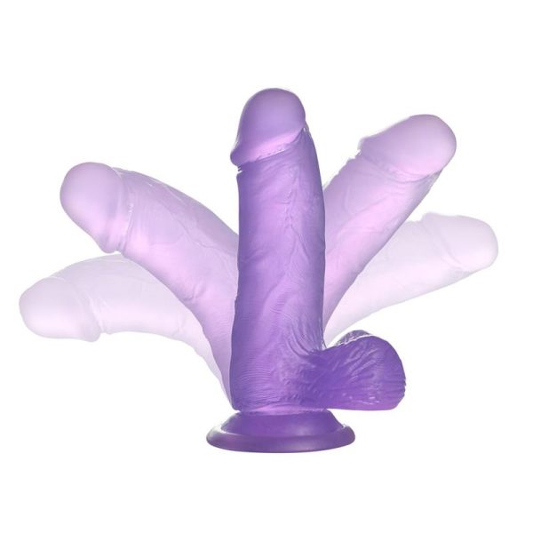 Dildo Jelly Studs 6 Púrpura - imagen 5