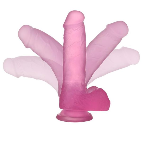 Dildo Jelly Studs 7 Rosa - imagen 2