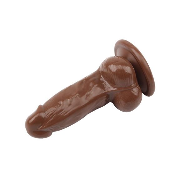 Dildo Jumbo Jack 6 con Vibración marrón - imagen 2