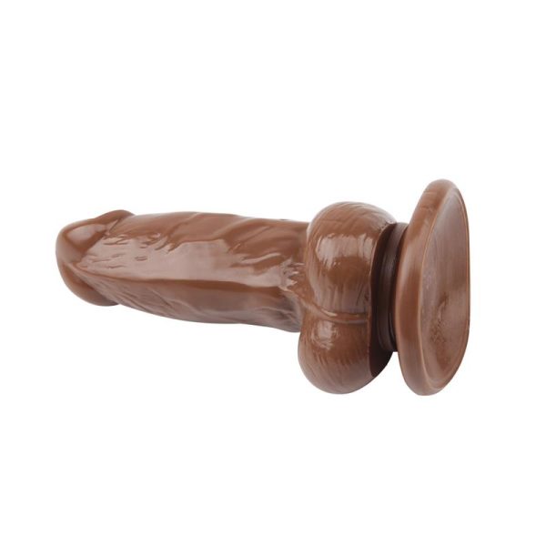 Dildo Jumbo Jack 6 con Vibración marrón - imagen 5