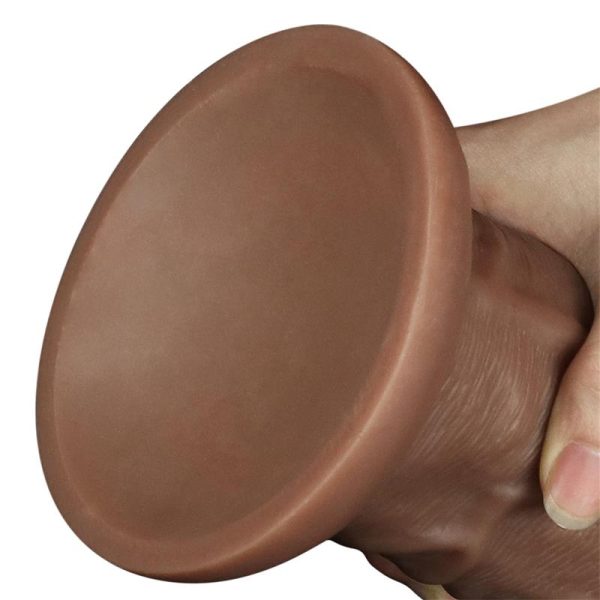 Dildo King 10.5 con Vibración Chubby Marrón - imagen 5