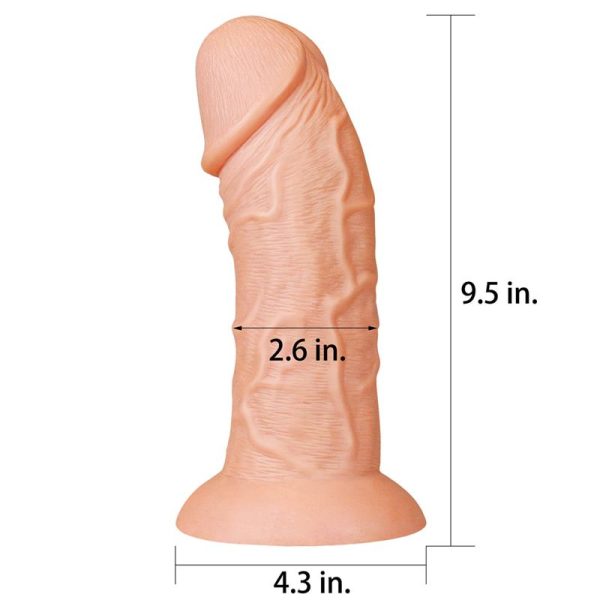 Dildo King 9.5 Natural - imagen 2