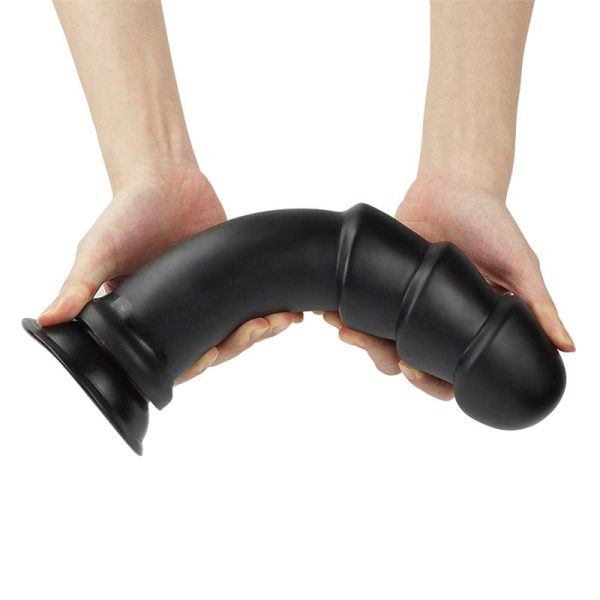 Dildo King Sized Anal Ripples 11.25 Negro - imagen 3
