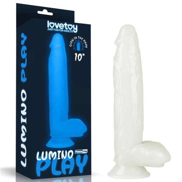 Dildo Lumino 10 Luz Azul - imagen 6