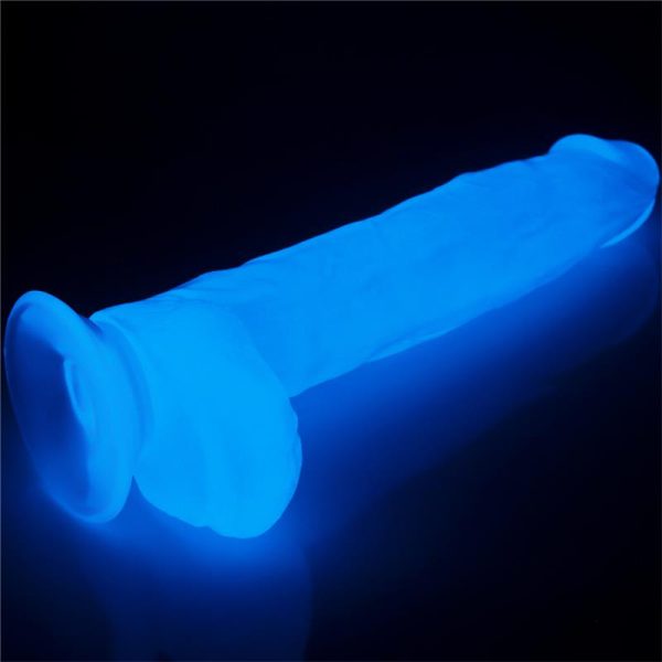 Dildo Lumino 10 Luz Azul - imagen 7