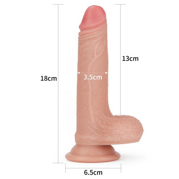 Dildo Nature 7 Silicona Líquida Natural - imagen 6
