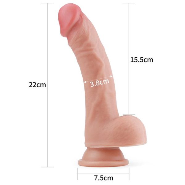 Dildo Nature 8 Silicona Líquida Natural - imagen 5