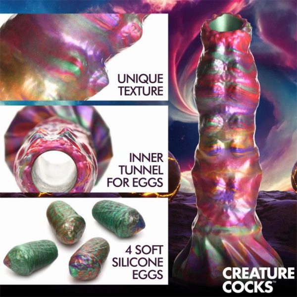 Dildo Ovipositor con 4 Huevos de Silicona 9 - imagen 3
