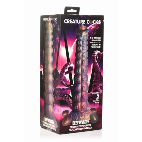 Dildo Ovoposito con 5 huevos Deep Invader Tentacle - imagen 6