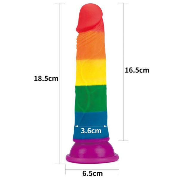 Dildo Prider 7 Silicona Líquida - imagen 5