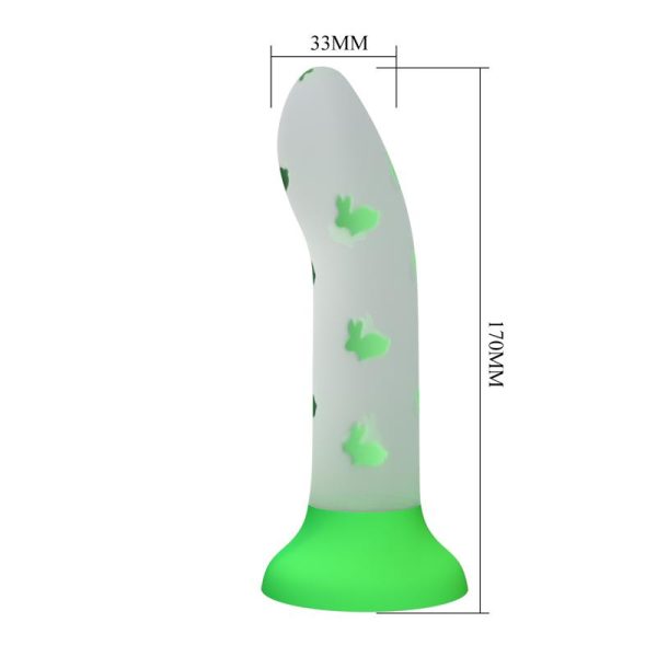 Dildo que Brilla en la Oscuridad Romantic Rendezvous - imagen 7