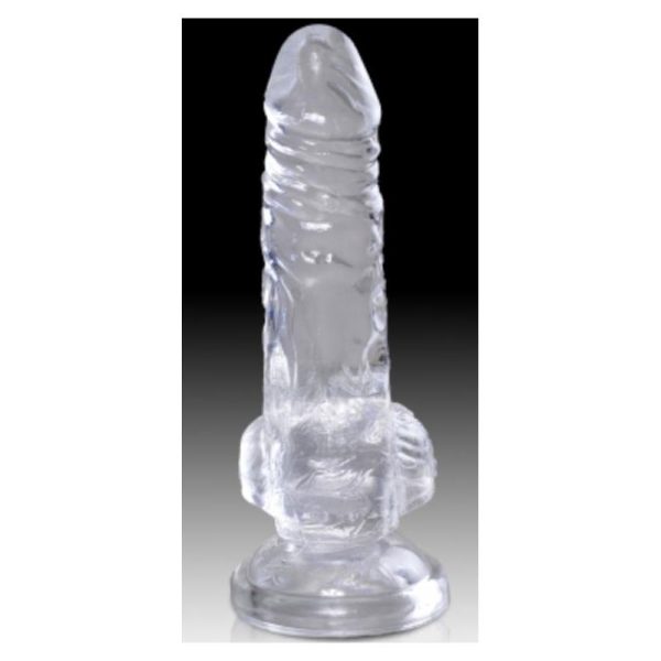 Dildo Realista con Testiculos 4 Transparente - imagen 2