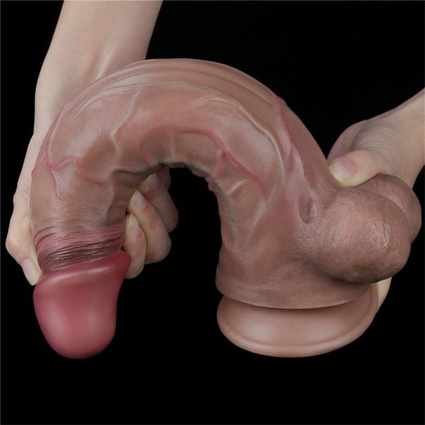 Dildo Realista Doble Capa Silicona Platinum 11.5 - imagen 3