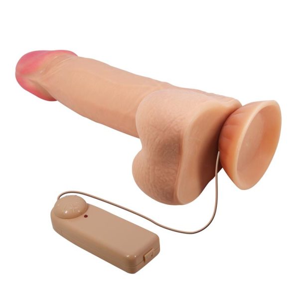 Vibrador Realista con Control Remoto, Doble Densidad y Piel Deslizante - imagen 4