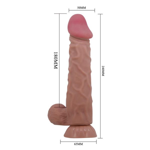 Dildo Realista Piel Deslizante 24 cm - imagen 4