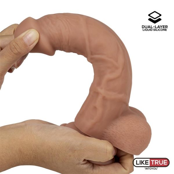 Dildo Realista Silicona Líquida Dual Layer 8 - imagen 3