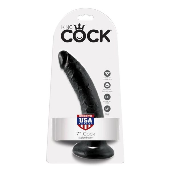 King Cock Pene de 7 - Color Negro - imagen 3