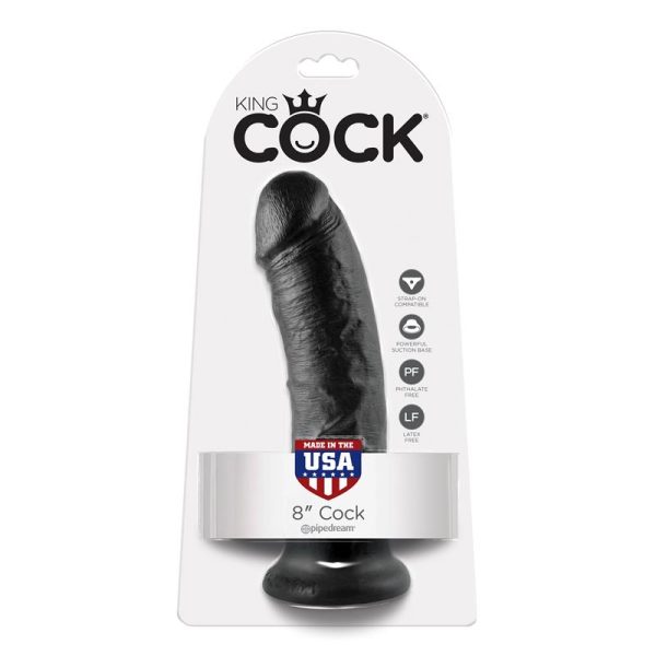 King Cock Pene de 8 - Color Negro - imagen 4