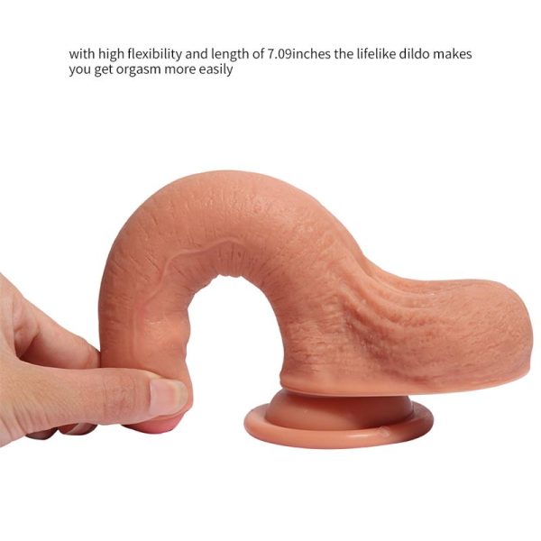 Dildo Silicona Doble Densidad Azazel 18 cm - imagen 5