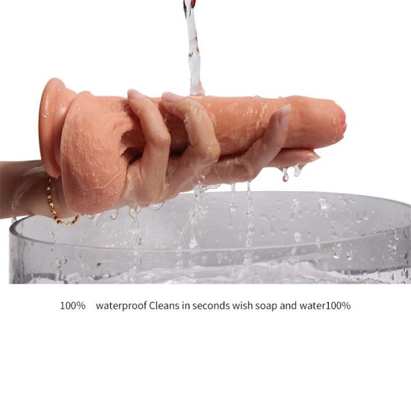 Dildo Silicona Doble Densidad Azazel 18 cm - imagen 6